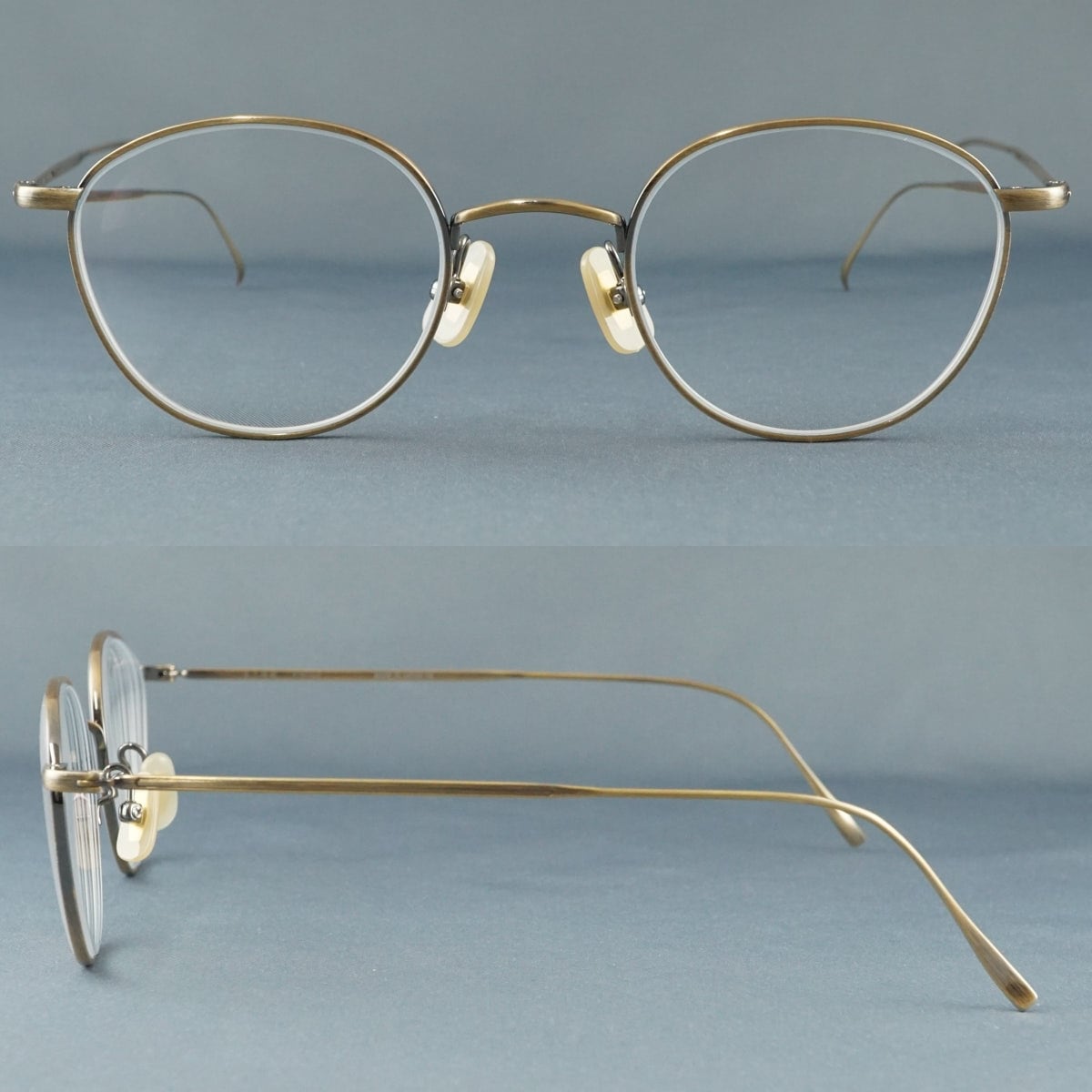 眼鏡 金子眼鏡 VINTAGE KV-78L USED美品 ATG アンティークゴールド