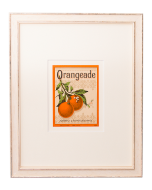 Framed Antique　f-57  Orangeade 額装品　