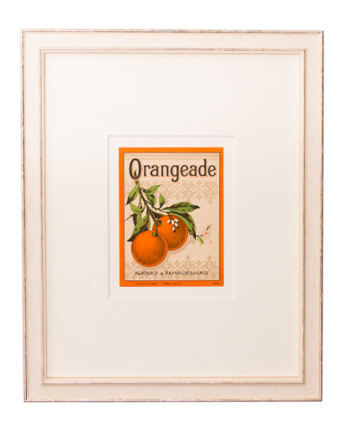 Framed Antique　f-57  Orangeade 額装品　