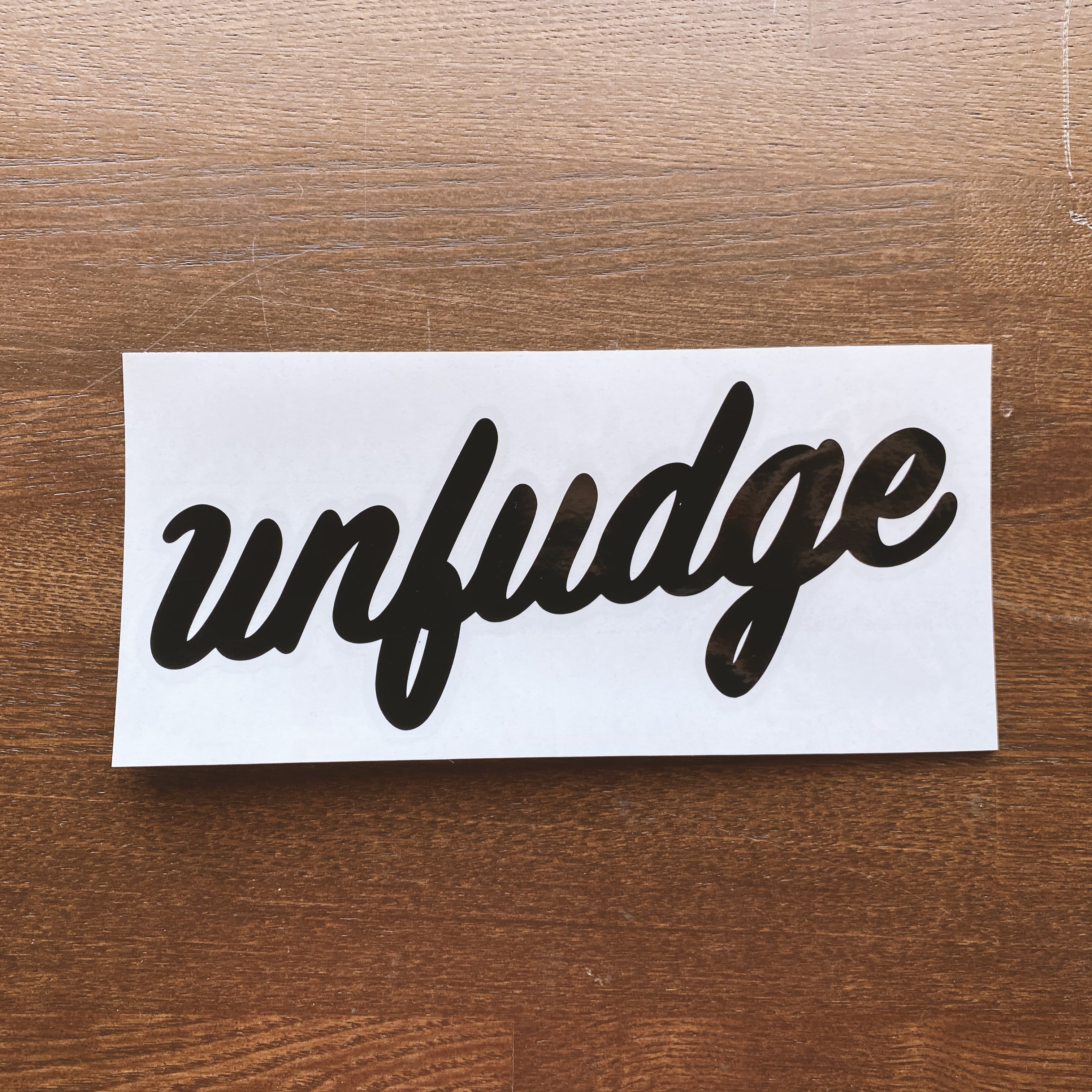 カッティングステッカー | unfudge ONLINE STORE