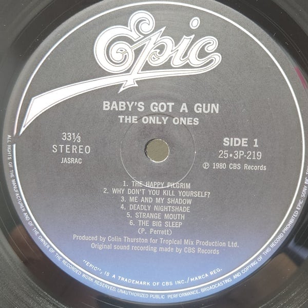 The Only Ones / Baby's Got A Gun [25-3P-219] - 画像3