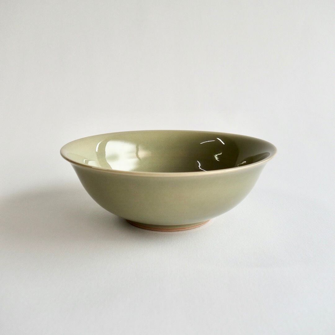 鶯青磁サラダボウル | 茂正工房(梶原茂正・梶原大敬)