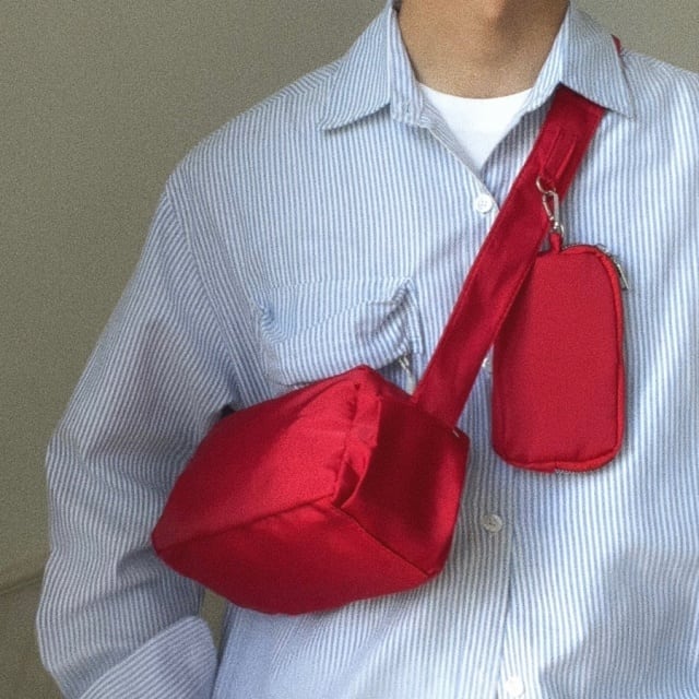 予約販売】ショルダーバッグ メンズ シンプル ミニバッグ ブラック