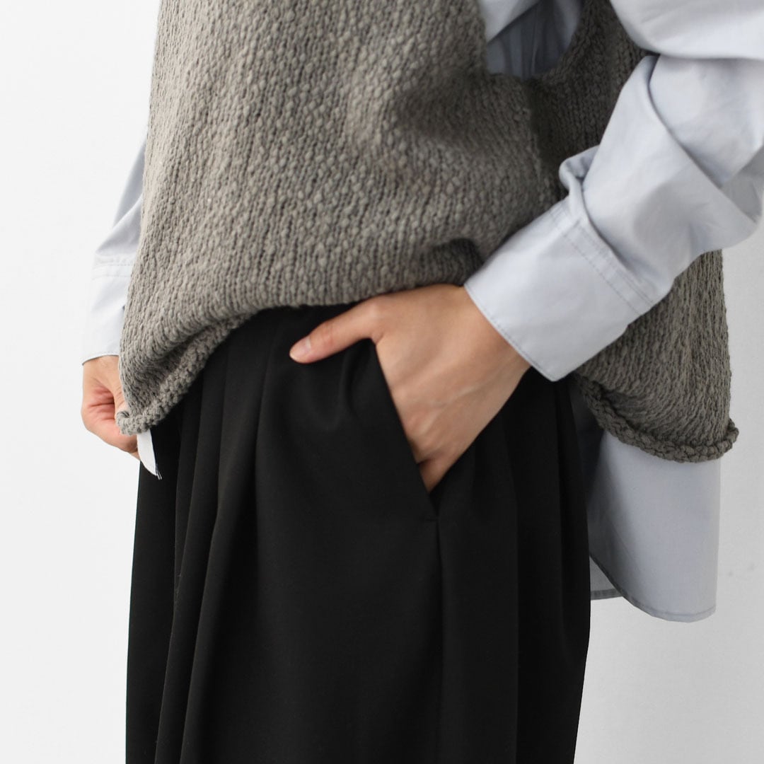 mizuiro ind [ミズイロ インド] wide tuck PT [3-260082] ワイドタック