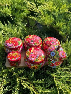 ペトリキウカ塗り　木製ジュエリーボックス（ティモシェンコ作）ウクライナ製