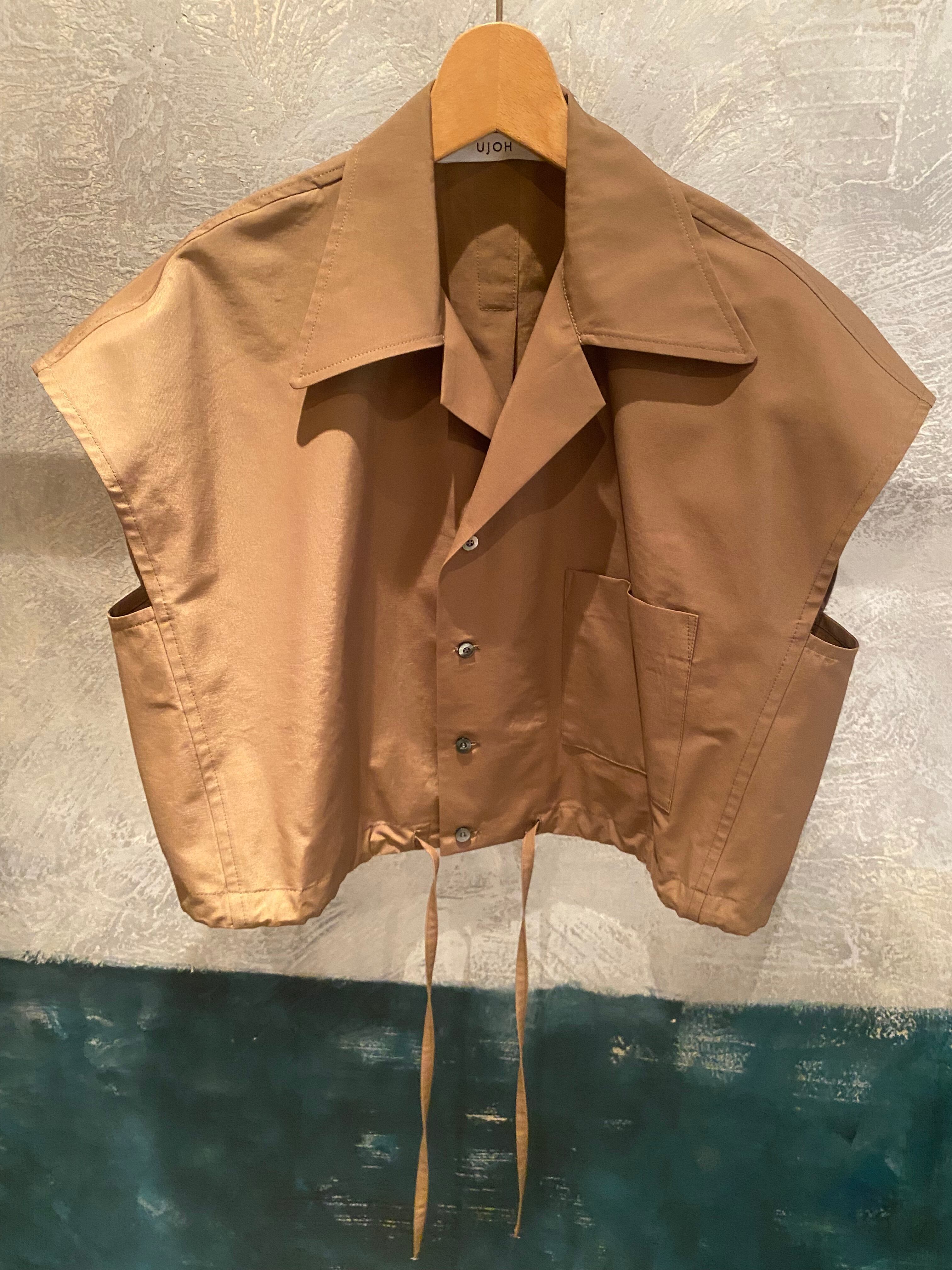 UJOH】Open Collar Cropped Shirt | saumurkyoto