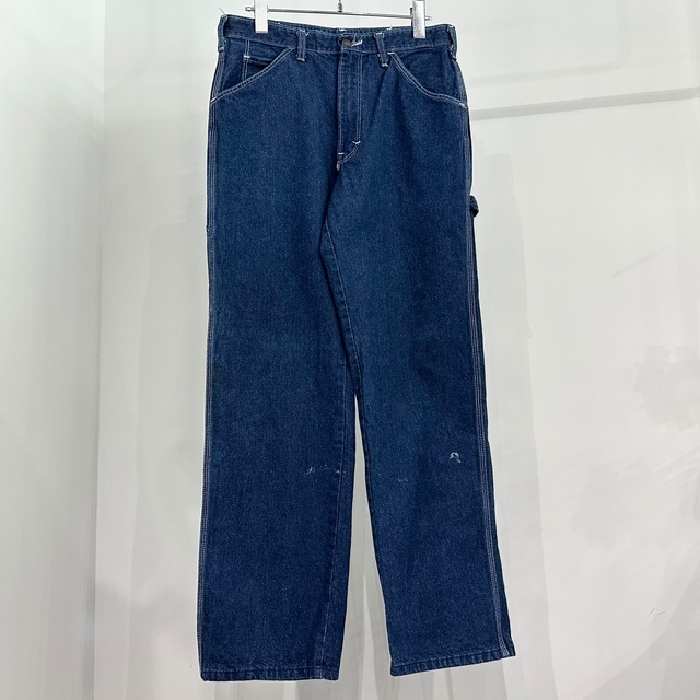 USED】80s Dickies デニム ペインターパンツ w32 L30 usa製 42TALON 