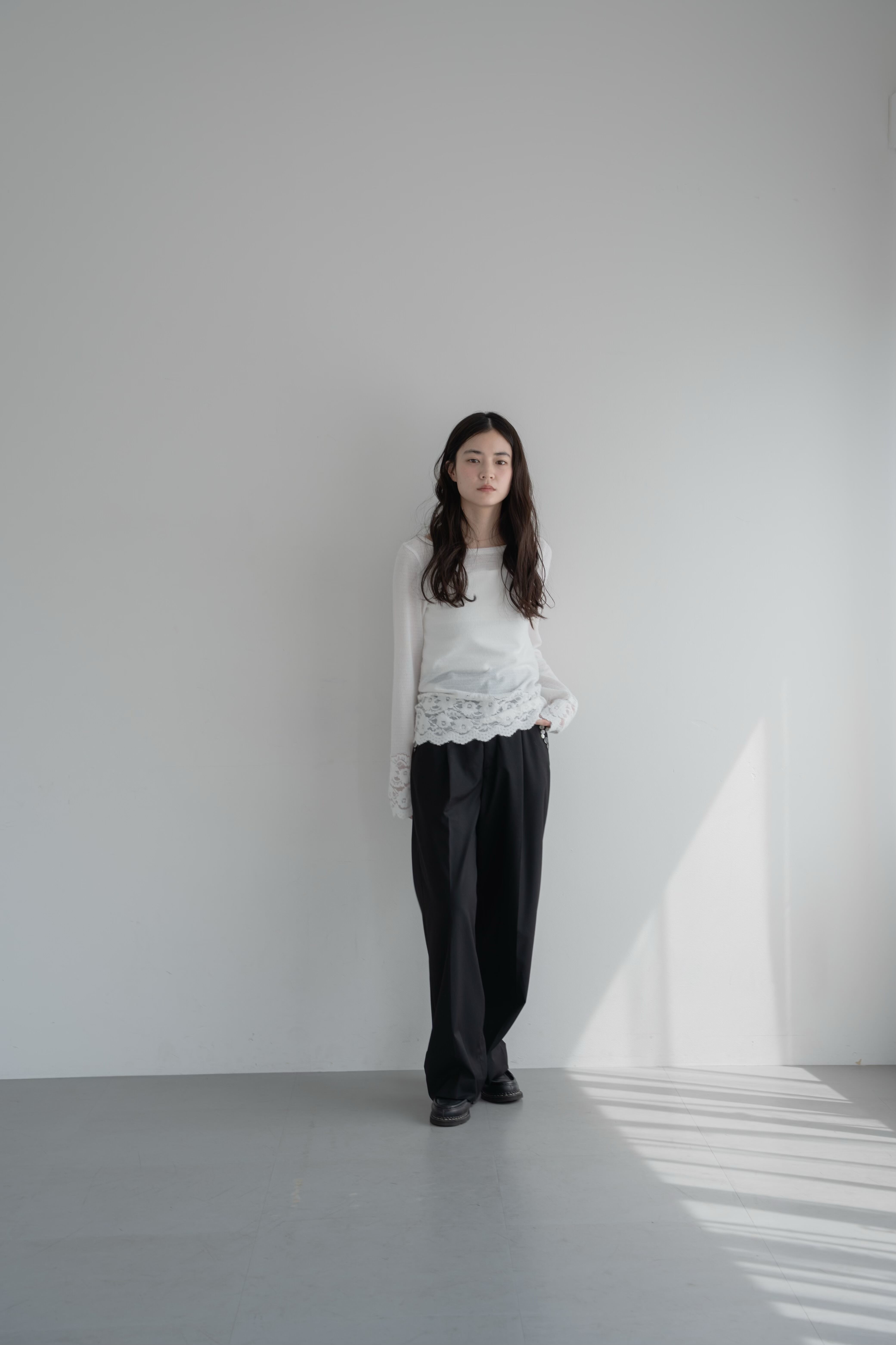 lace sheer knit | philme
