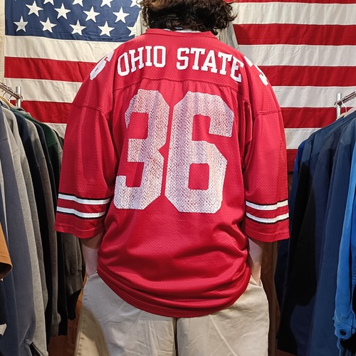 Used アメリカ製◆80s Vintage Champion  XXL ゲームシャツ　メンズ◆USA古着　ストリート　大きいサイズ
