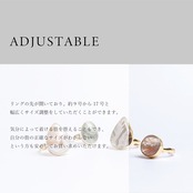 【MARKET】SINGLE STONE RING 3848