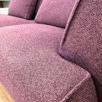 arflex MAGENTA アルフレックス マゼンタ 2人掛けソファ アイアン脚 リビング ダイニング ァブリック モダン シンプルモダン パープル系【中古】【350サイズ】
