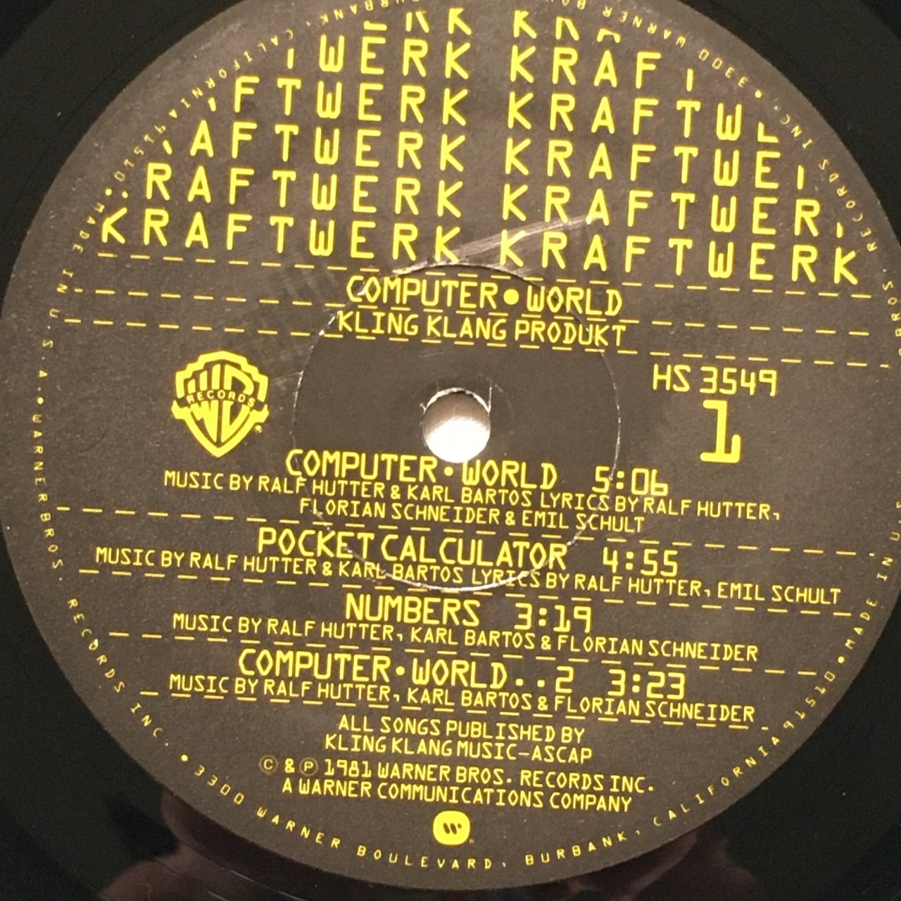 LP】Kraftwerk ‎– Computer World | マメシバレコード mameshiba records