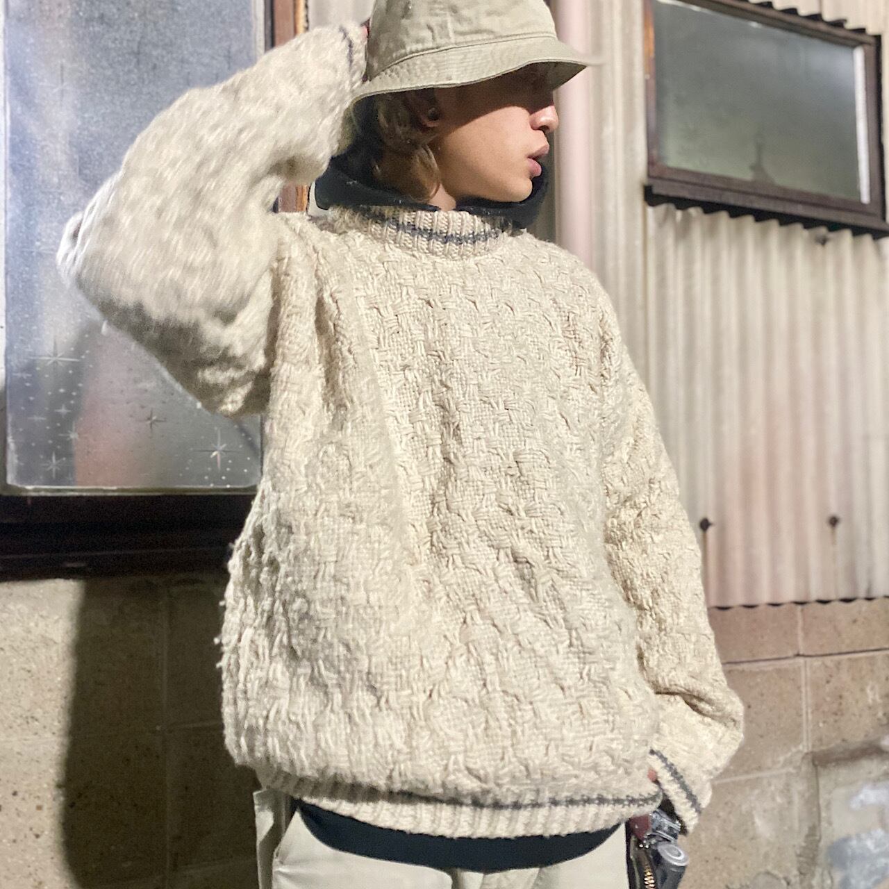 リブライン エクアドルニット ハンドニット フィッシャーマン アラン 