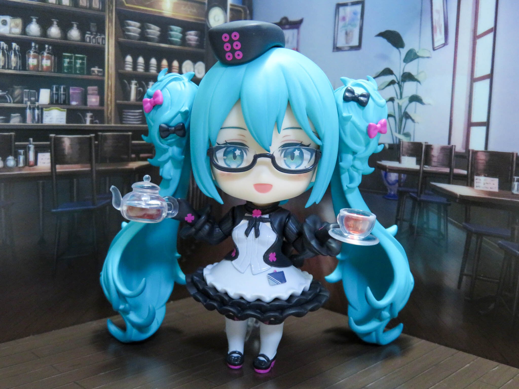 再入荷【2775a】 初音ミク めがね×カフェVer. 体パーツ カフェ制服