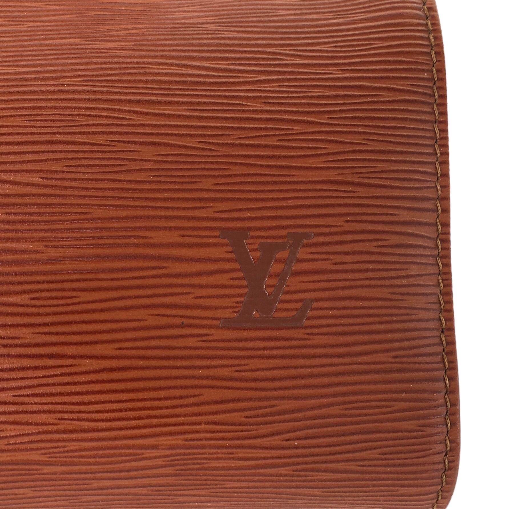 LOUIS VUITTON ルイヴィトン エピ ハンドバッグ ブラウン レザー