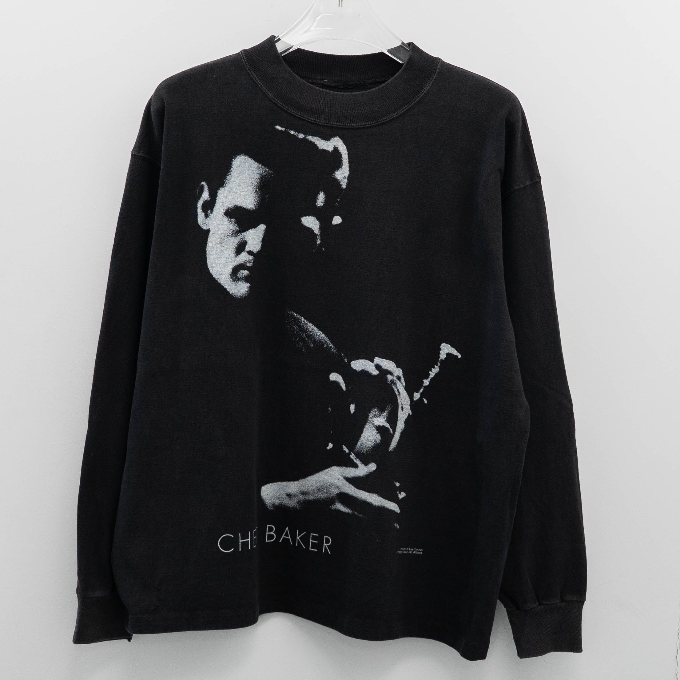 Chet Baker " Portrait L/S " Cut Tag Fits XL 【A9-73】