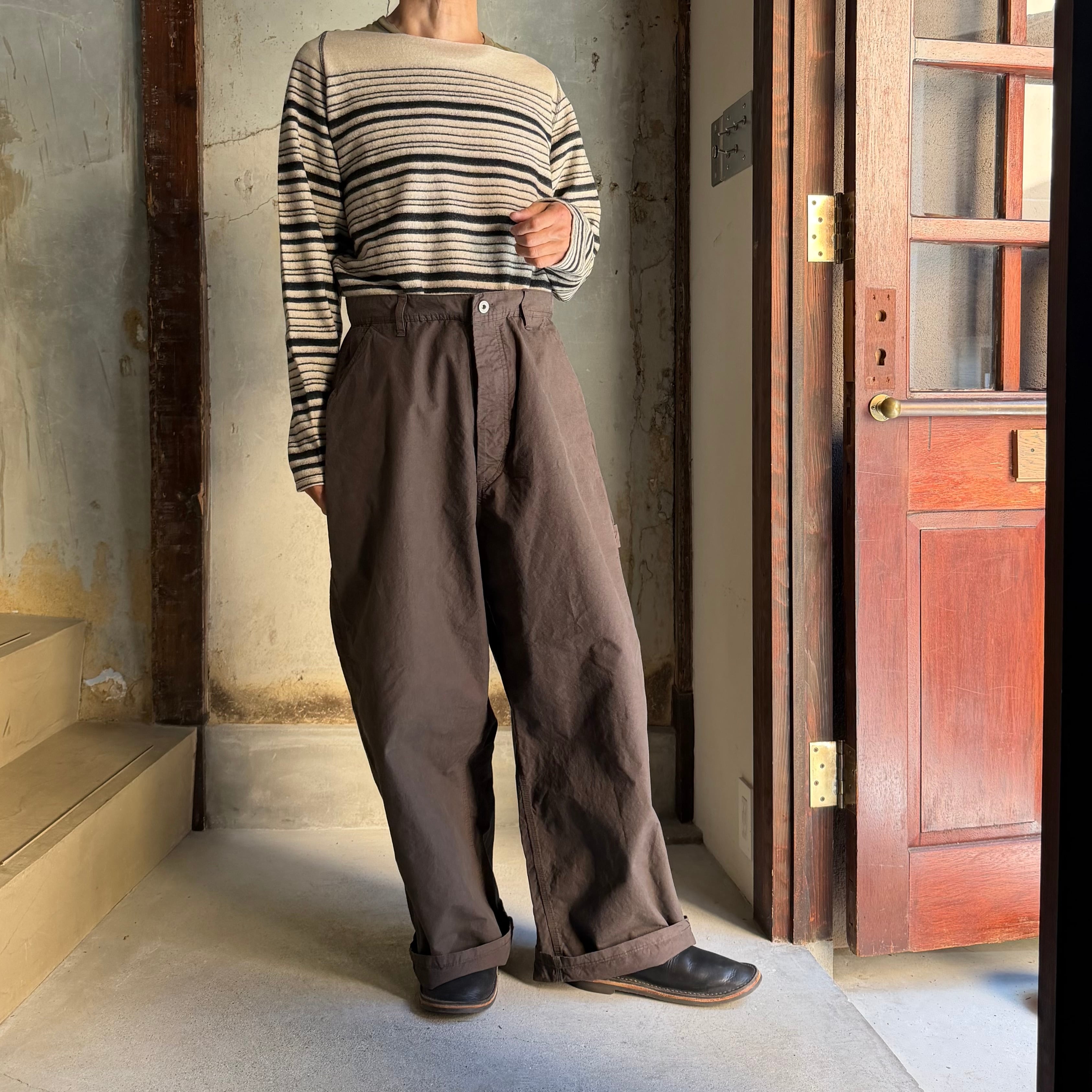 quitan/キタン PAINTER PANTS/ペインターパンツ #6240005 DARK BROWN