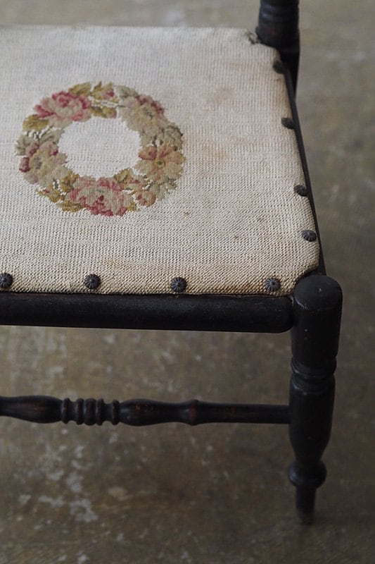ステッチ座面 ドールチェア-antique doll chair | アンティーク