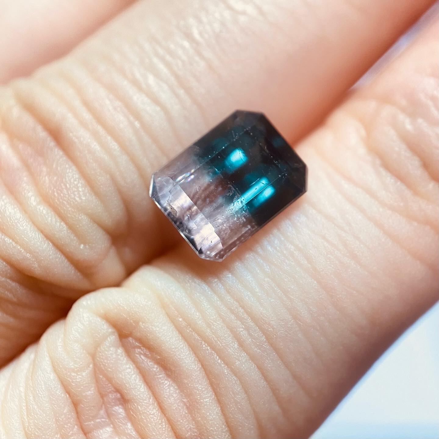 桜と海 バイカラートルマリン