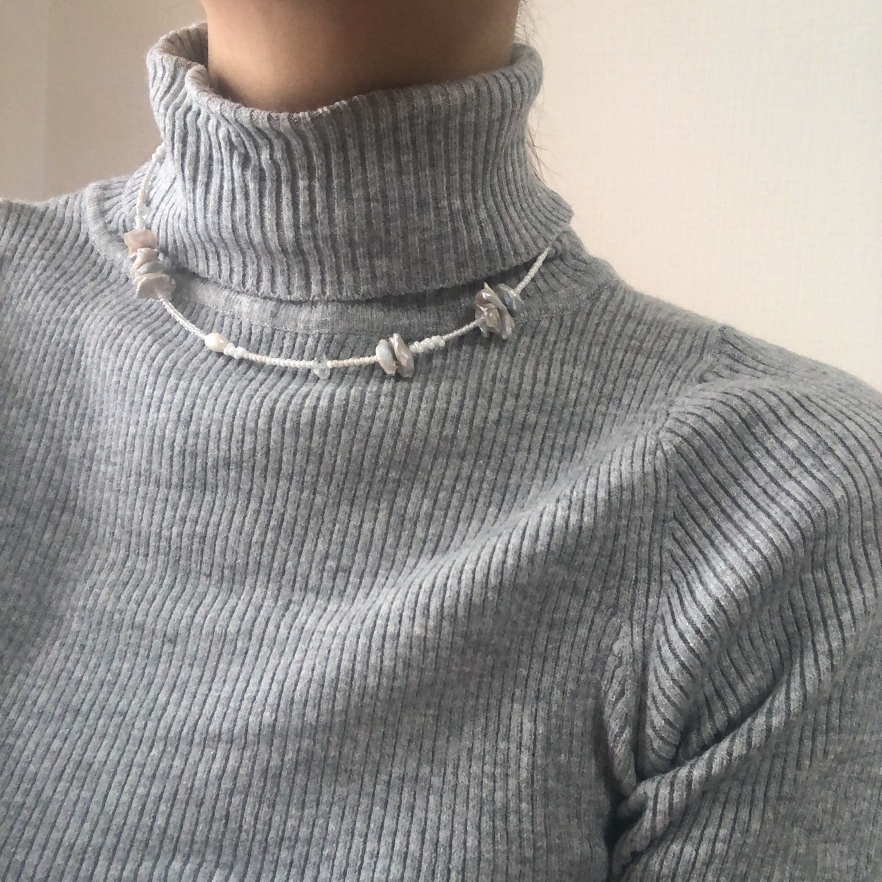 バロックパール ビーズネックレス［SRN015］