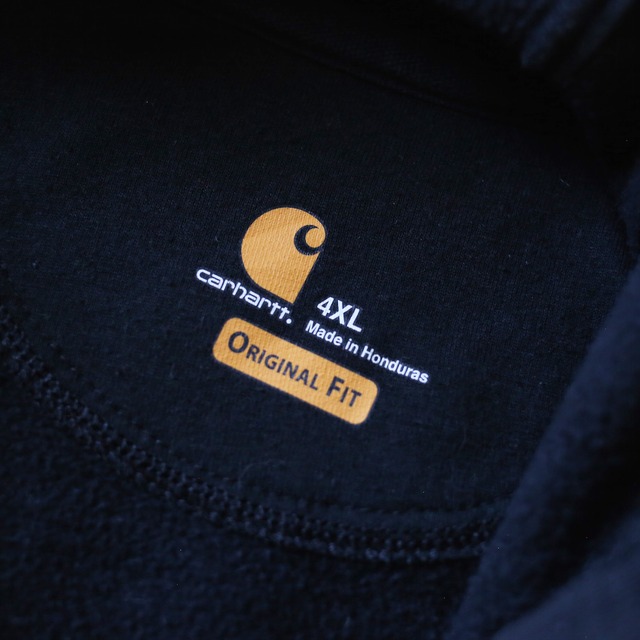 "carhartt" sleeve printed design XXXXL super over silhouette parka