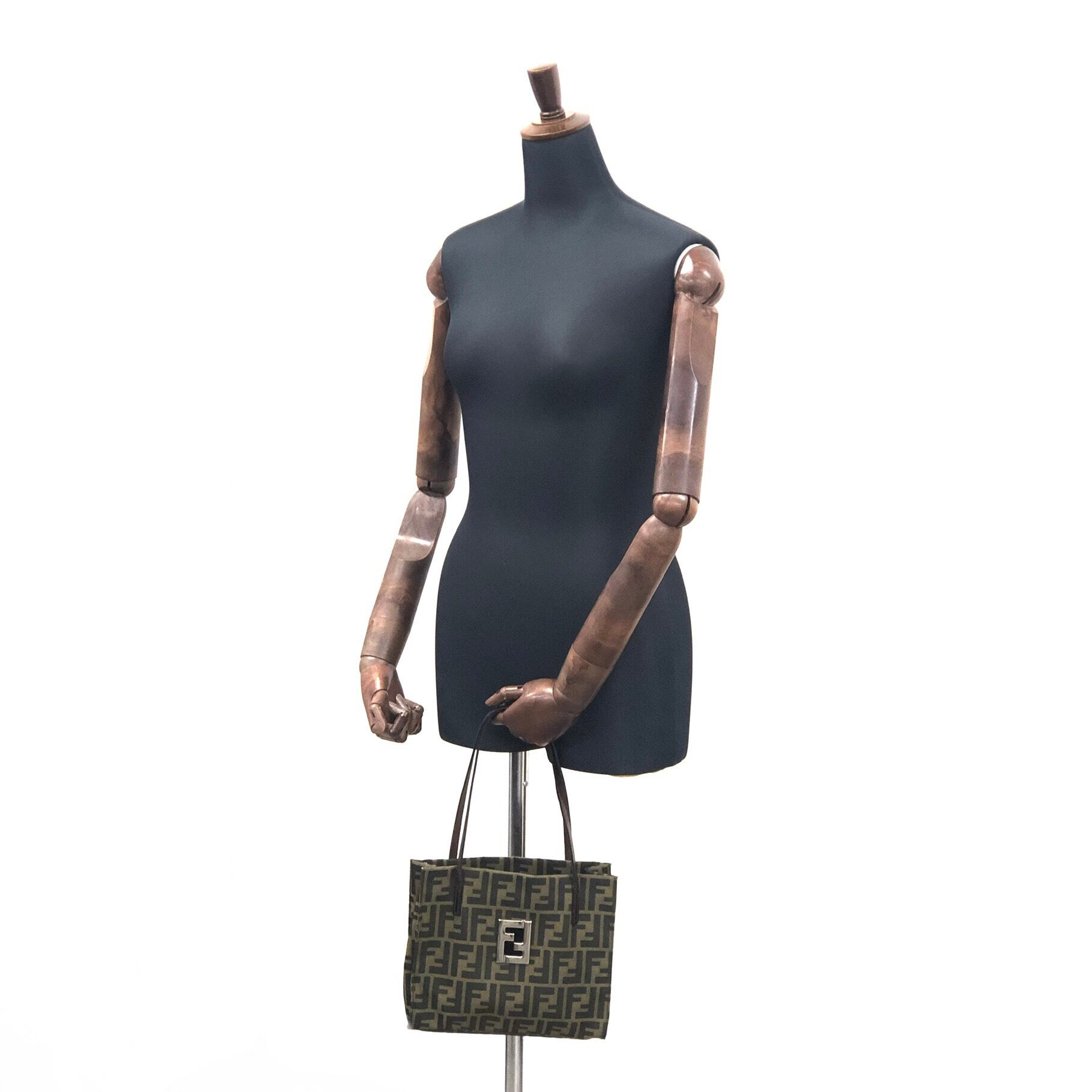 FENDI フェンディ ズッカ FF キャンバス ハンドバッグ トートバッグ