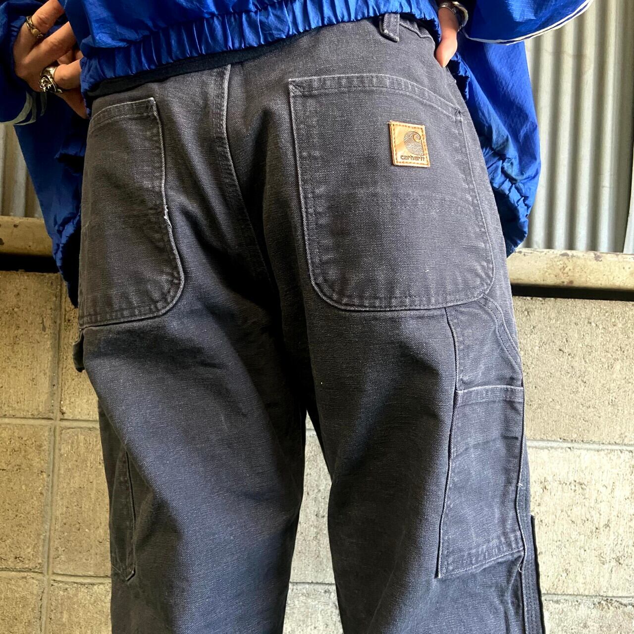 Carhartt ダック地 ワークパンツ ストレッチ チャコール  W31