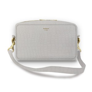 happy Inslin bag standard “White croco leather”