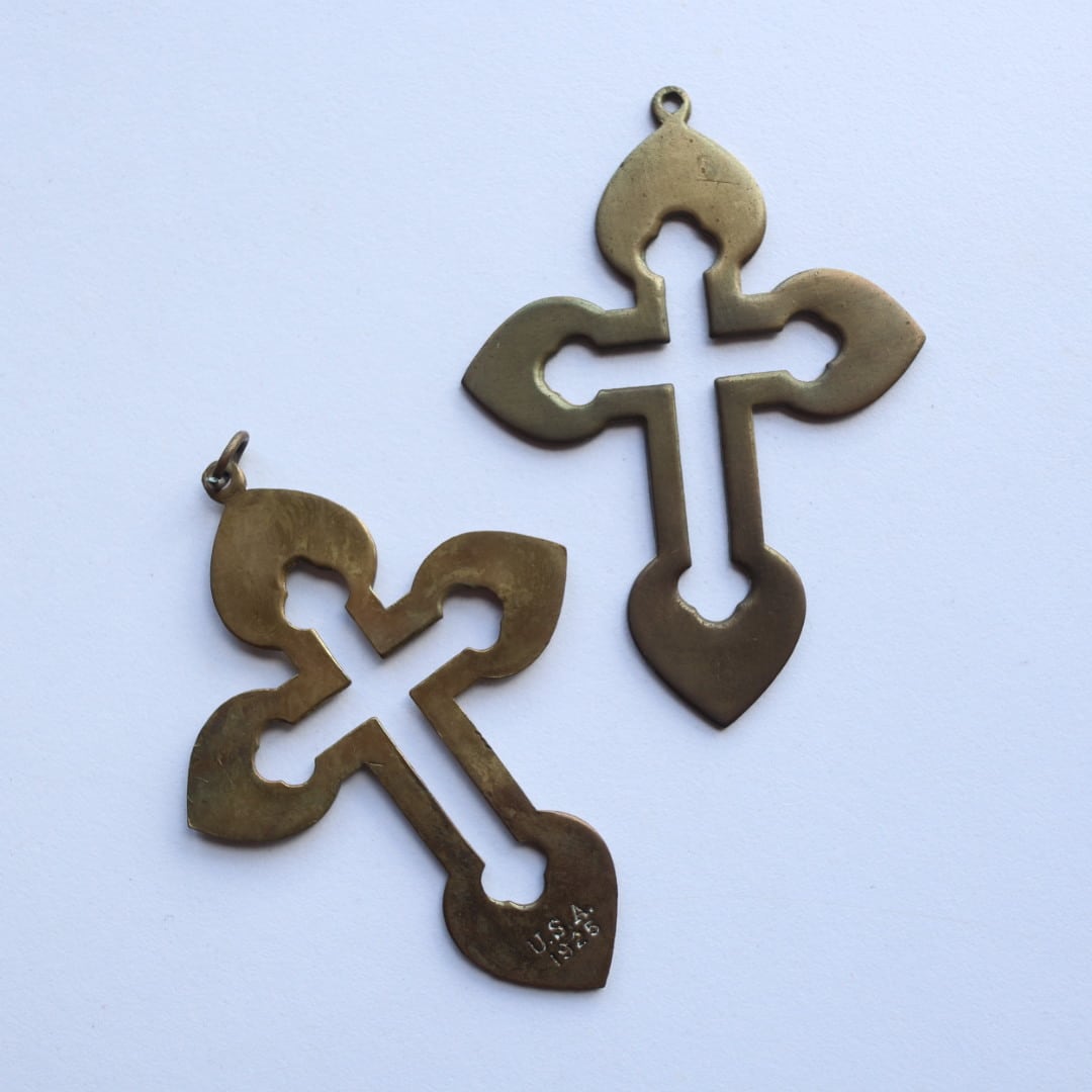 1925年製 U.S.A. 真鍮クロス