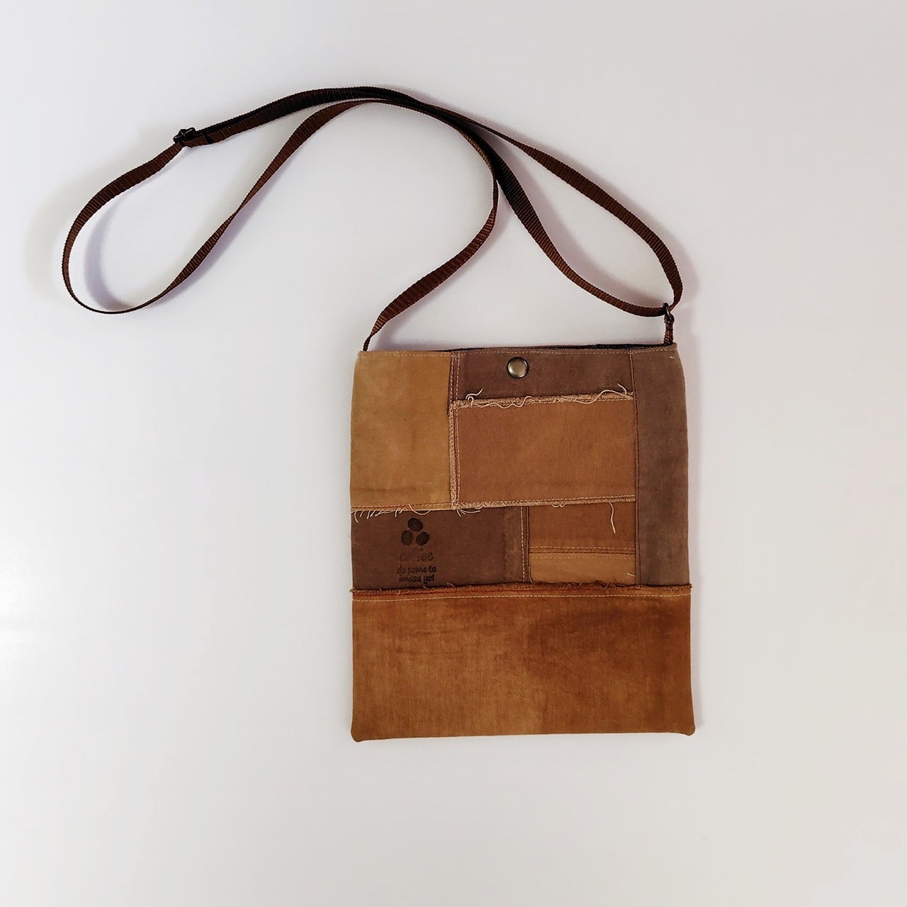 くたっとショルダー（カプチーノ）｜コーヒー染め | arbre coffee dyed