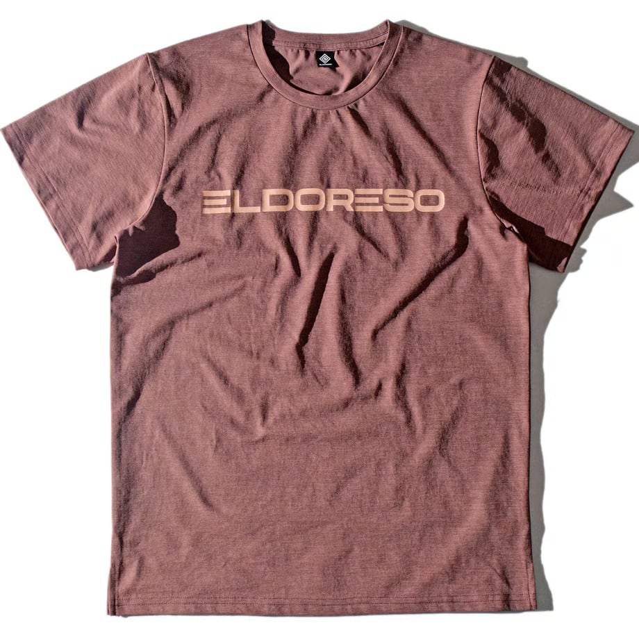 ELDORESO(エルドレッソ)Logo Tee -Brown メンズレディースランニングTシャツ