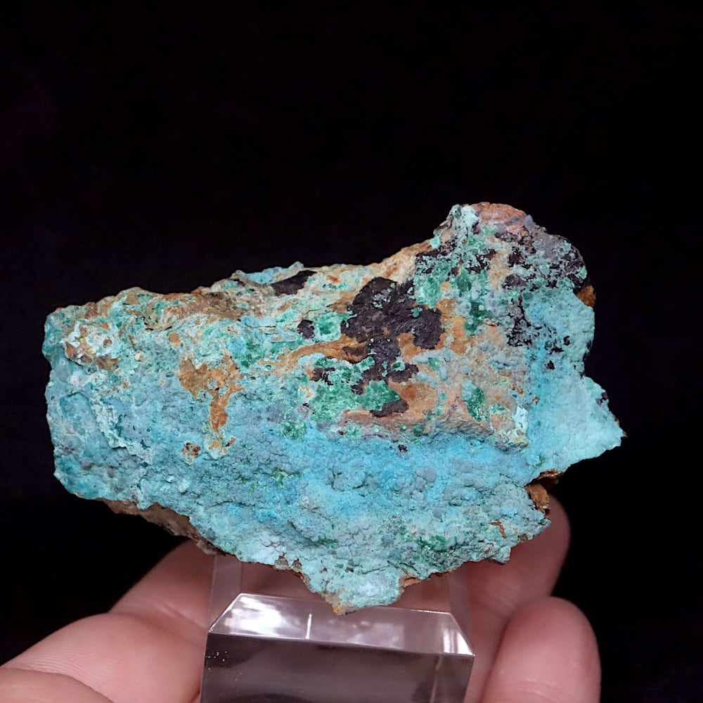 クリソコラ 珪孔雀石 マラカイト 孔雀石 66.8g CHS194 鉱物 原石