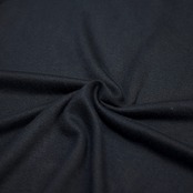 FIESOLE rayon x cotton knit polo black