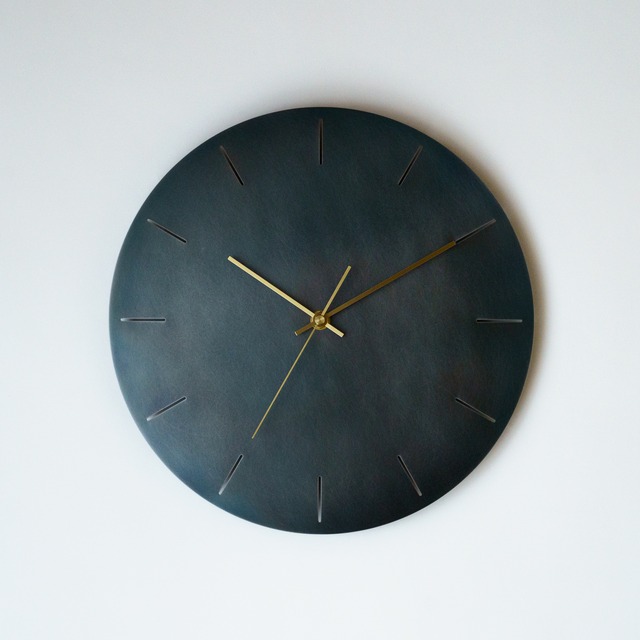 【受注製作】minimal wall clock 300 _ line / iron　壁掛け時計 300 線 / 鉄