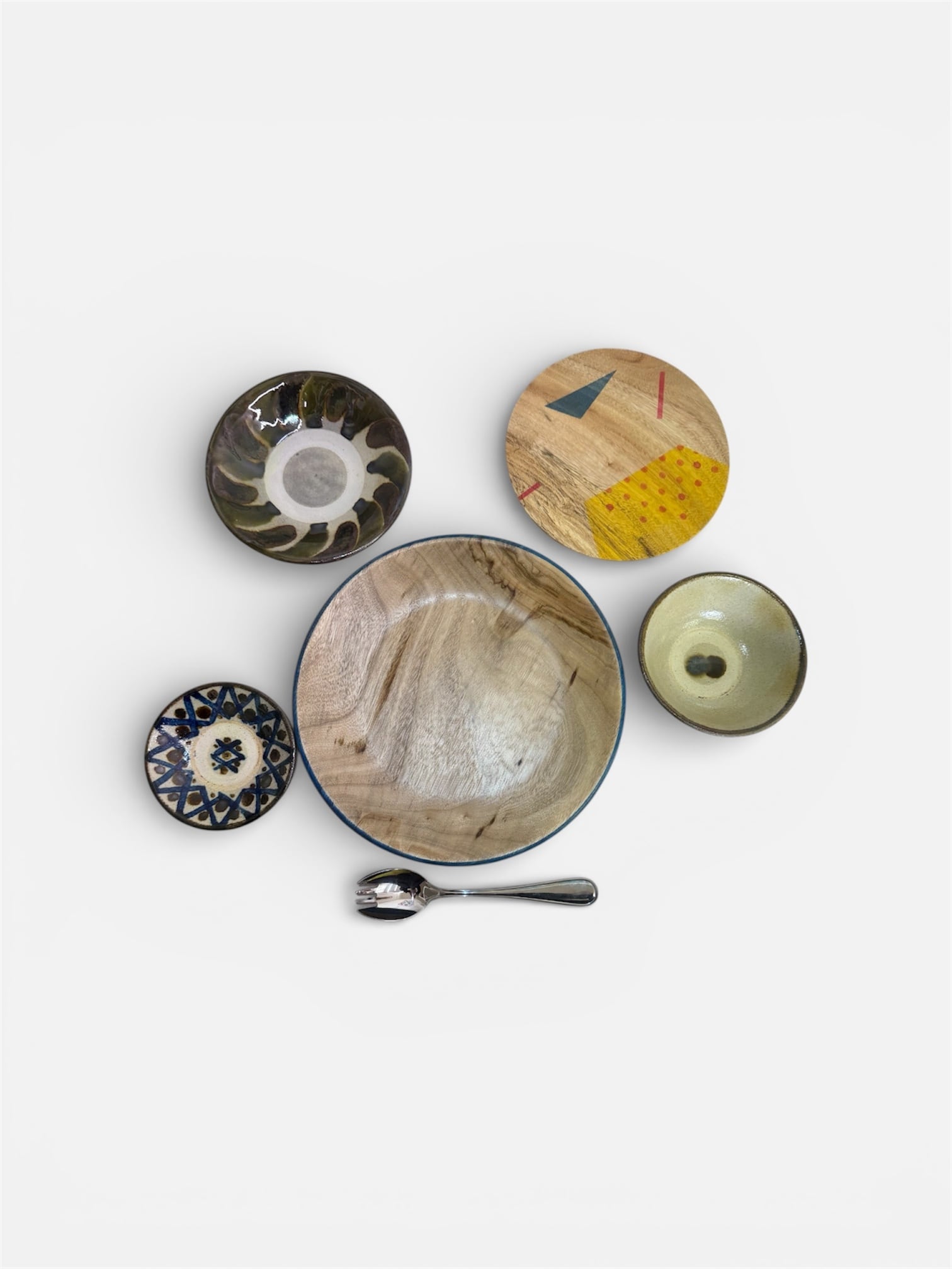 土と木の器仕立て ー Set F