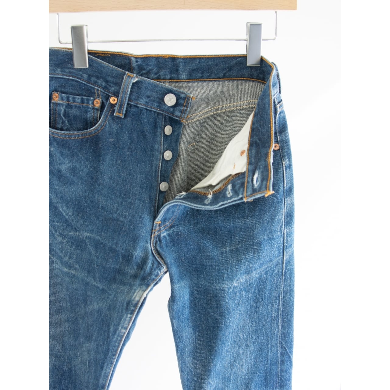 LEVI'S 501】Made in U.S.A. 90's Straight Denim Pants W28 L34