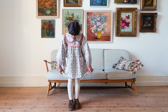 《即納》Little Cotton Clothes / Lottie Dress Papier Floral