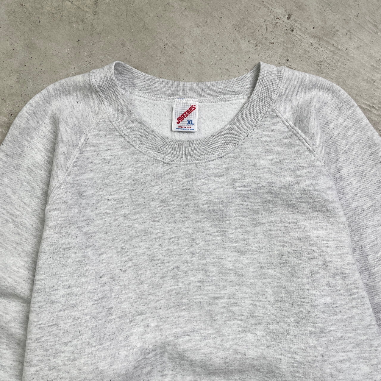 90年代 USA製 JERZEES ラグランスウェット ブランクスウェットシャツ 