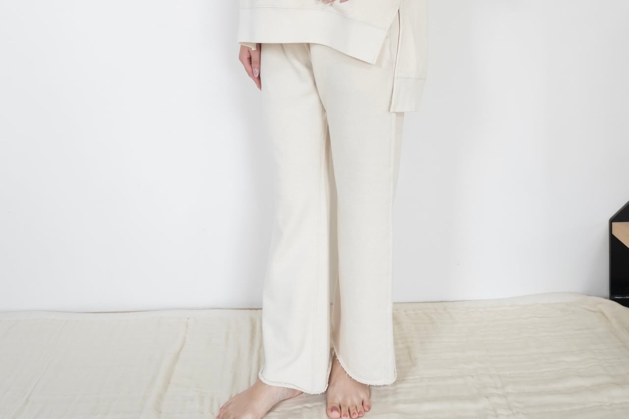 tororin ぐっすり眠るための スウェット パジャマ【ストレートパンツ】