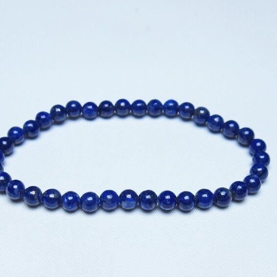 ラピスラズリ ブレスレット 5mm 一点物 メール便可 [M便 1/10] 111-48333