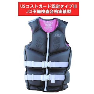 オーロラ ネオベスト CGA ライフジャケット ライフベスト フロントエントリー レディース ブラック JA25304CGA JETPILOT