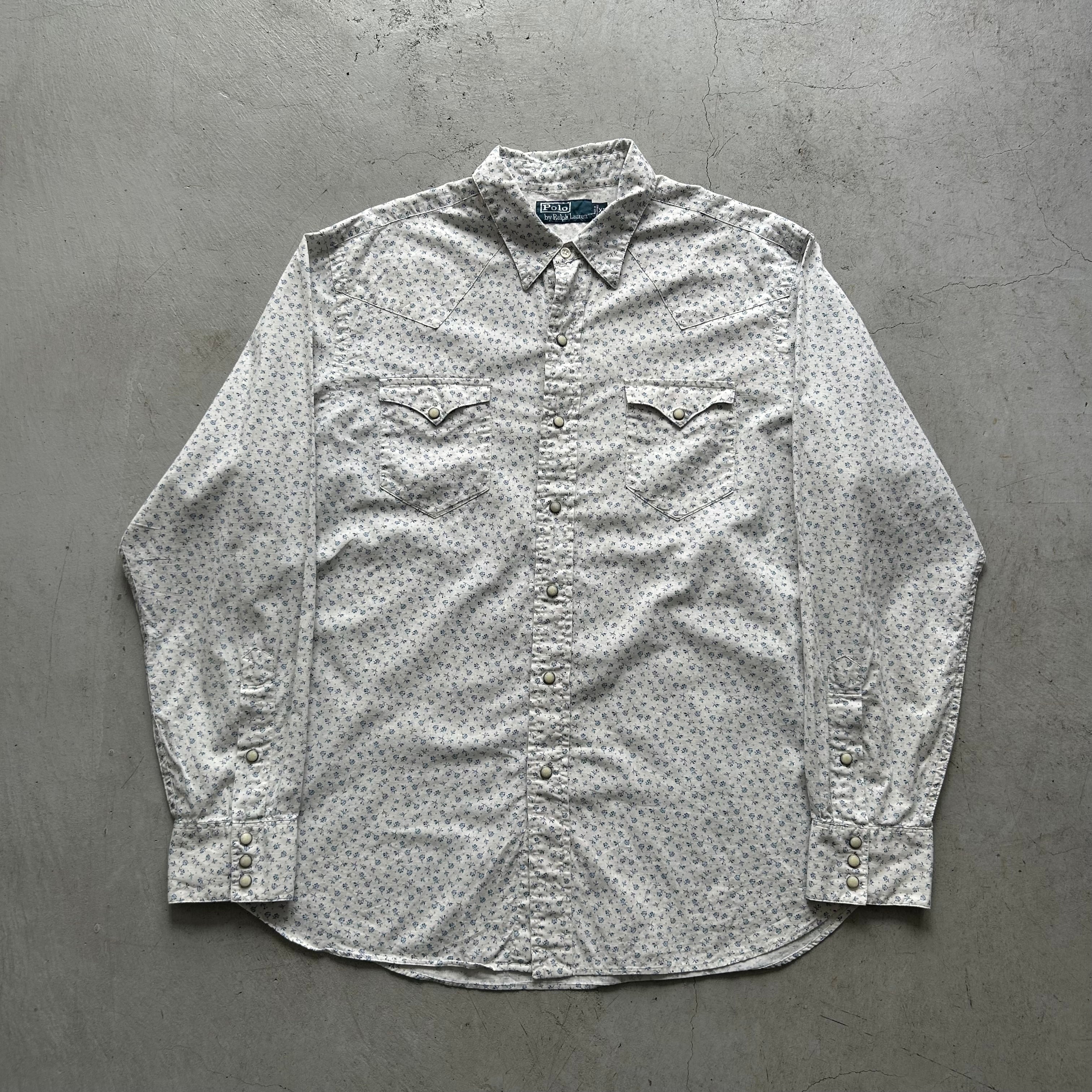 2000s Polo Ralph Lauren Flower pattern Western Shirt【高円寺店】