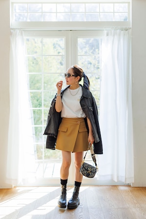 3/8(fri)21:00ーWrap culotte skirt