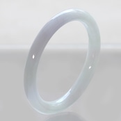 【内径 約56.8mm 】貴重なラベンダー翡翠バングル！A貨翡翠 jd_bg1288