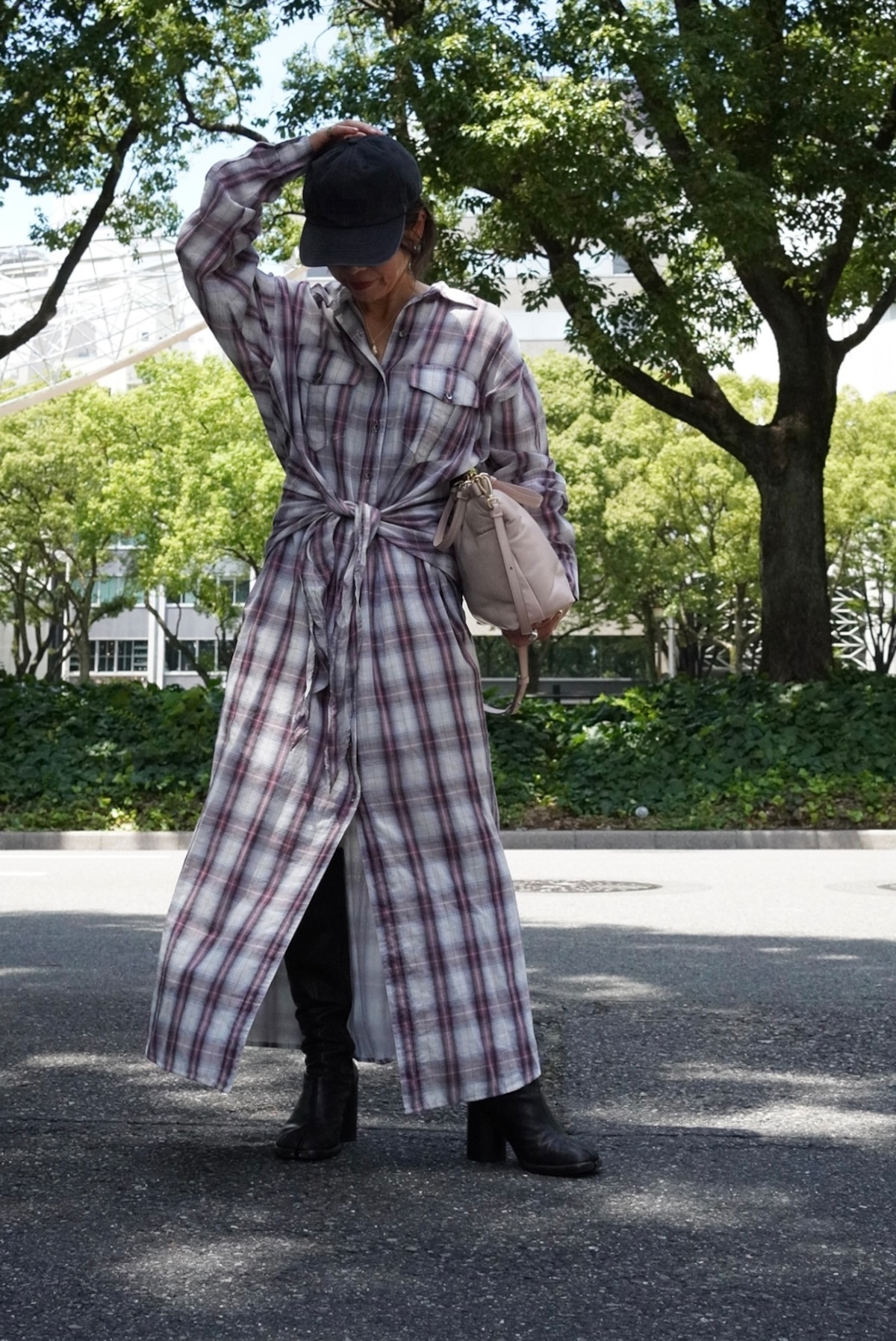 ISABEL MARANT étoile / NESLY チェック コットンボイル シャツドレス  