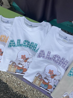 【mapuaコラボ】パラカALOHA ワッペンTシャツ ¥6,990×tax