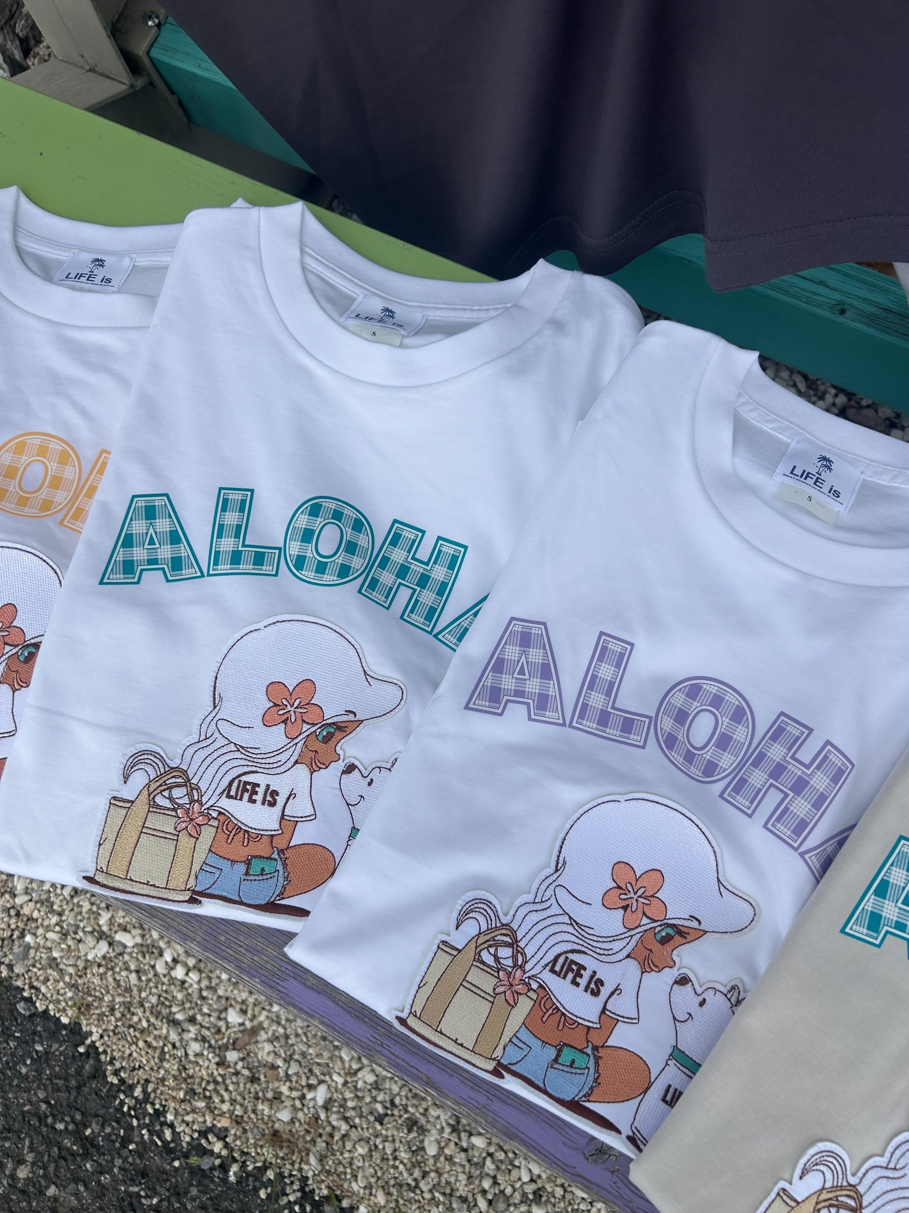 【mapuaコラボ】パラカALOHA ワッペンTシャツ ¥6,990×tax