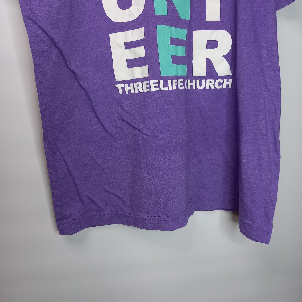 BELLA CANVAS　半袖　プリントTシャツ　VOLUNTEER　L