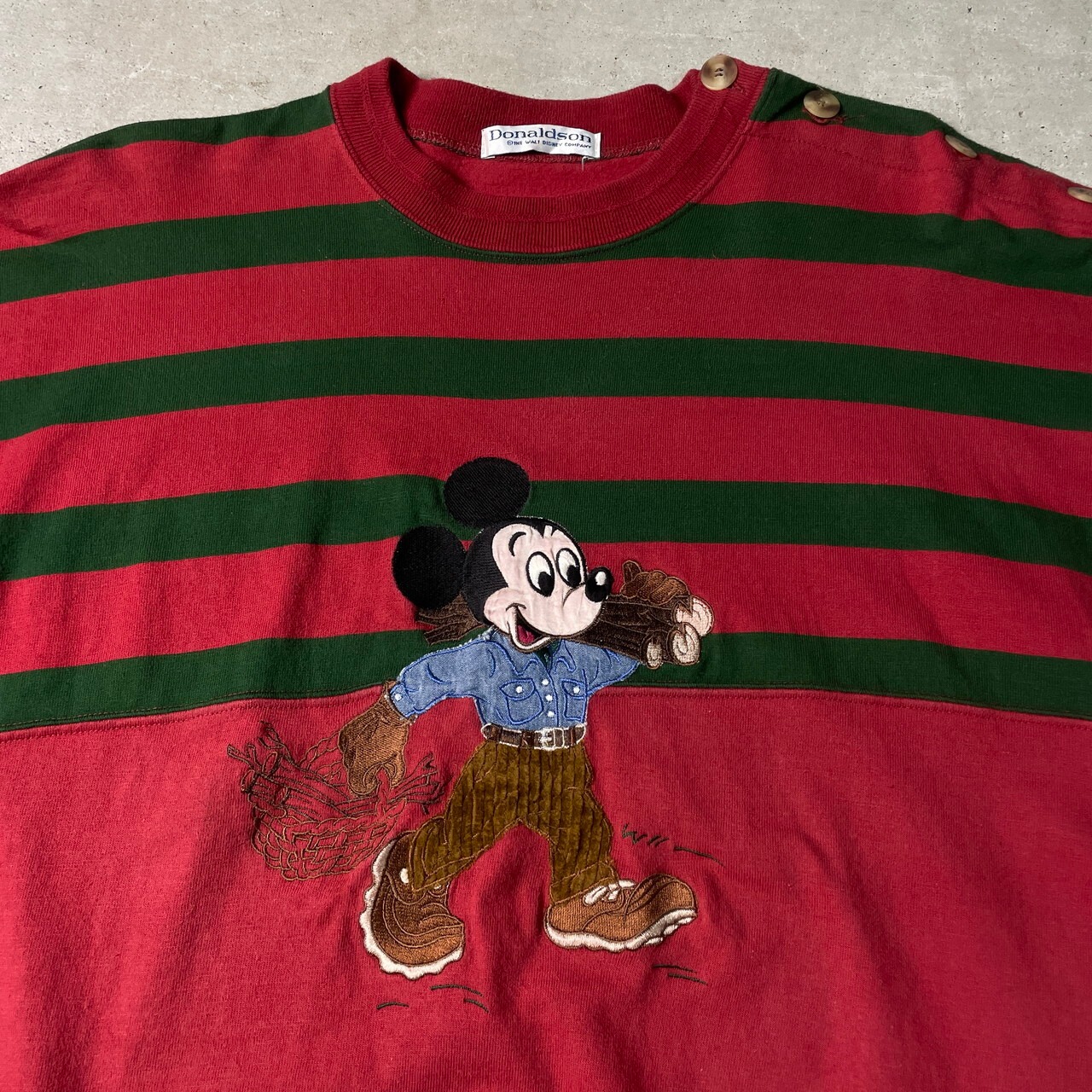 90年代 Walt Disney ディズニー ミッキーマウス スウェットシャツ 