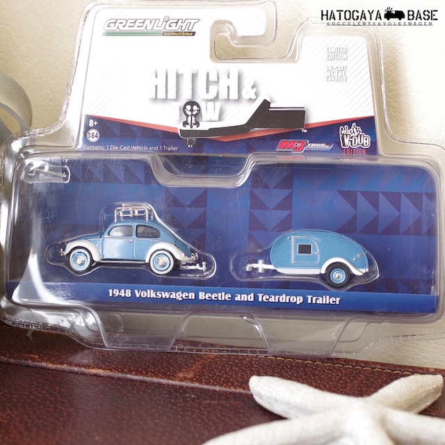 フォルクスワーゲン ミニカー Beetle & Teardrop Hitch & Tow V DUBS 1/64 [GLHTVS01]